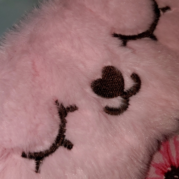 Super soft & cute pink rabbit eye mask with adjustable strap. Brand new. - Picture 2 of 8